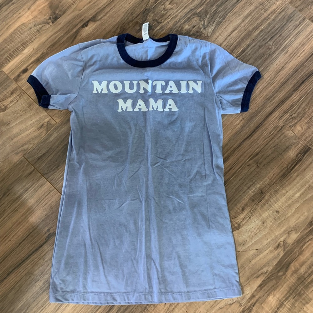 Women’s Mountain Mama Ringer Tee